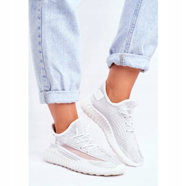 Női sportcipő, könnyű, szellős ezüst Lumiere szürke 2