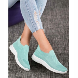 SHELOVET Textil csúszásgátló cipő sokszínű zöld 2