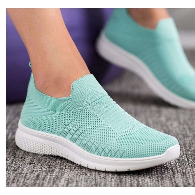 SHELOVET Textil csúszásgátló cipő sokszínű zöld 1