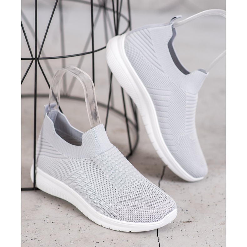 SHELOVET Textil csúszásgátló cipő szürke 1