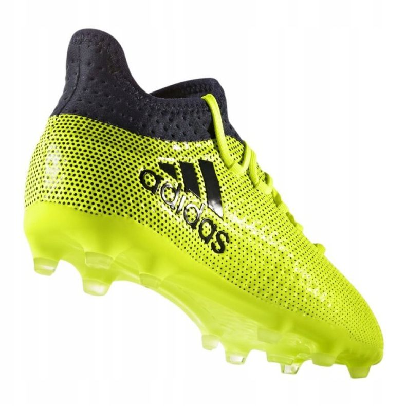 Adidas X 17.1 Jr S82297 futballcipő sokszínű zöld 1