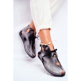 Női Brogues Maciejka Popiel 03426-03 szürke 2