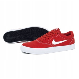 Nike Sb Charge Cnvs M CD6279-601 cipő fehér piros 1