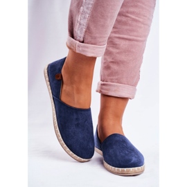 NEWS Női Navy Blue Vulcan Slip-On Espadrilles kék 2 NEWS Női Navy Blue Vulcan Slip-On Espadrilles kék 2