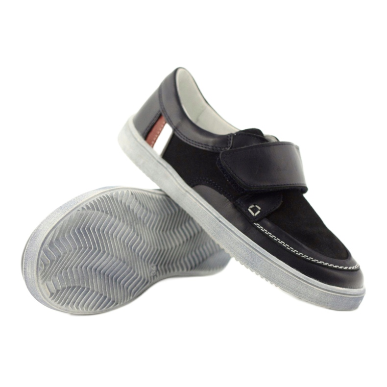 Bőr sportcipő Bartek 28369 kék 4