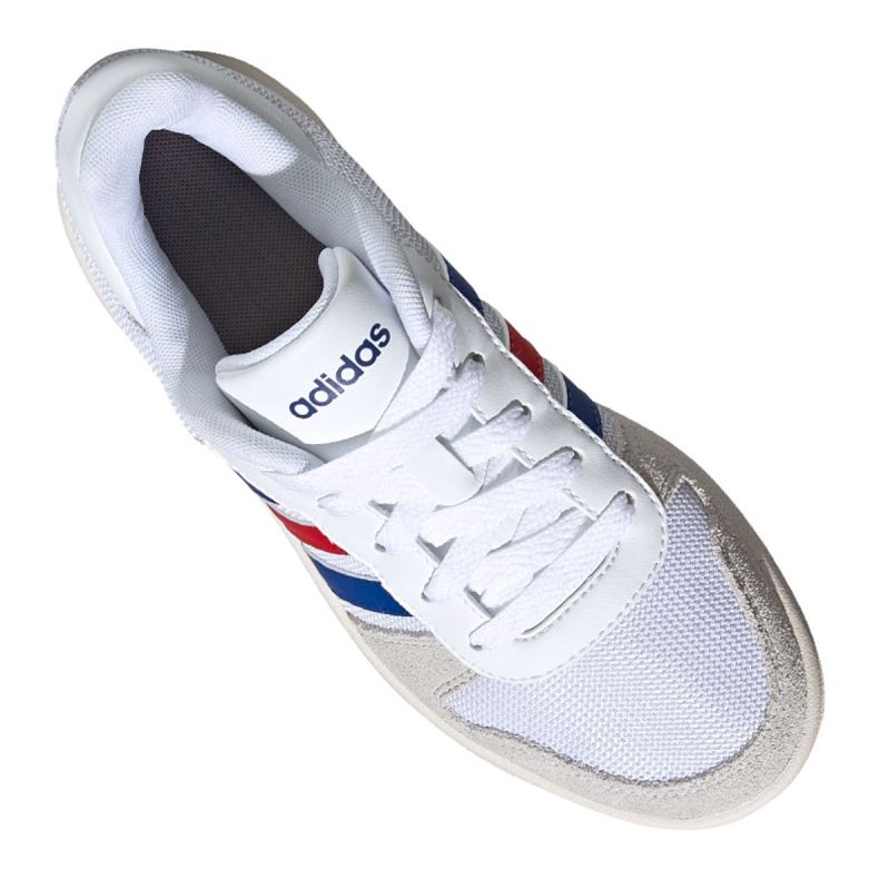 Adidas Hoops 2.0 Jr FW9120 cipő fehér szürke 1