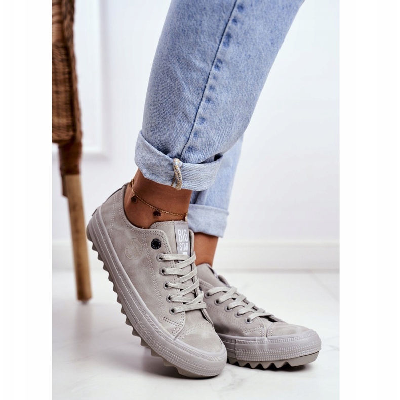 Női cipők Big Star Grey GG274075 szürke 1
