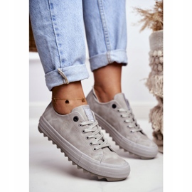 Női cipők Big Star Grey GG274075 szürke 2