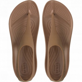 Crocs Serena Flip W 205468 860 barna 1