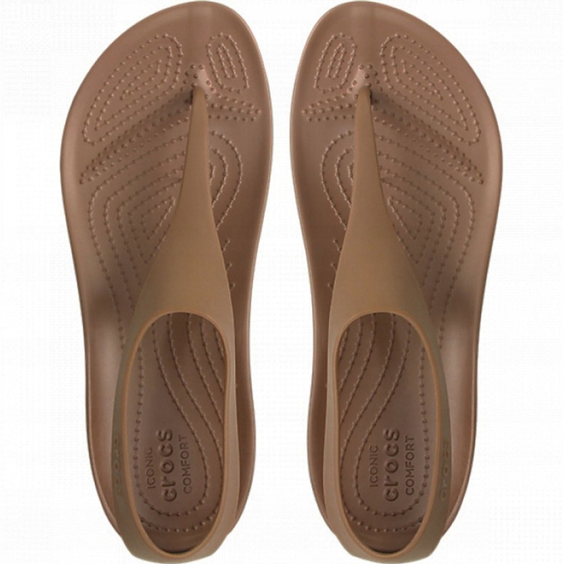 Crocs Serena Flip W 205468 860 barna 1