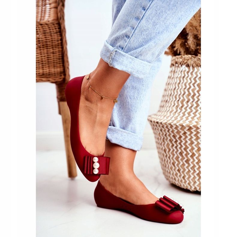 LU BOO Gumi balerinák Meliski meghajol Piros Joleen 1