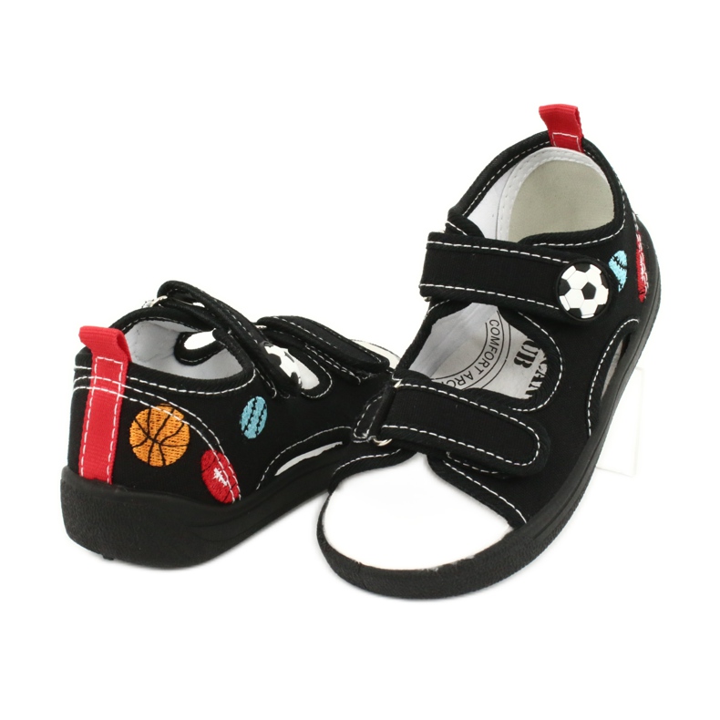 American Club Szandál fiúk amerikai TEN27 papucs labda fekete 3