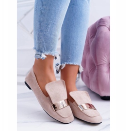 Női cipők Tányérral Golden Lords Bézs Lu Boo Harlem 1