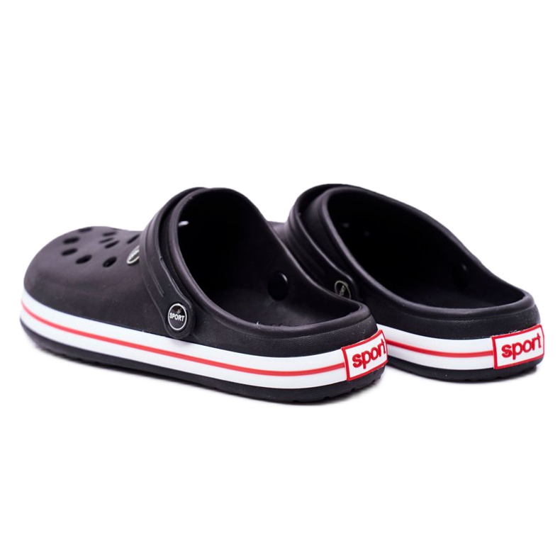 Férfi papucs úszómedencéhez Kroksy Pasipheme Black fekete 3