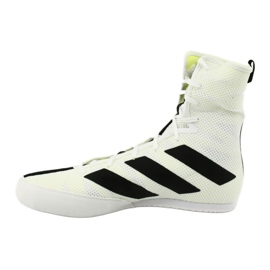 Adidas Box Hog 3 bokszcipő fehér fekete sárga 1