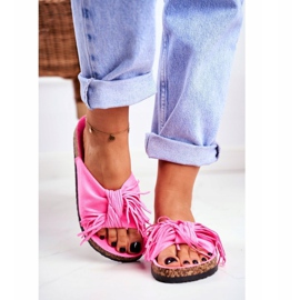 BUGO Női rózsaszín Fluo papucs a Cork Fringe Marina -ban 2