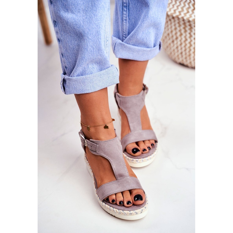 BUGO Női szandál Wedge Grey Rosa szürke 1 BUGO Női szandál Wedge Grey Rosa szürke 1