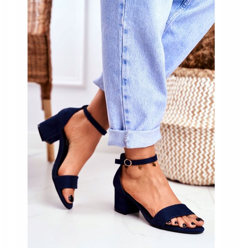 BUGO Női szandál Velúr Navy Blue Oh Baby! sötétkék 2