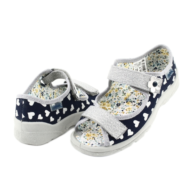 Befado gyermekcipő 969X148 sötétkék szürke 3