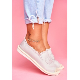 PS1 Női espadrilles szürke színű 1