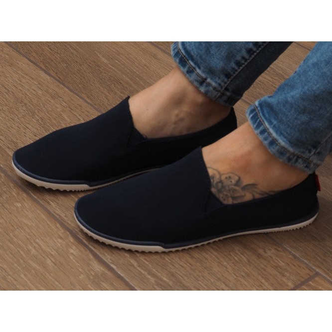 Lycra BL180 Navy Slip-On cipők sötétkék 1