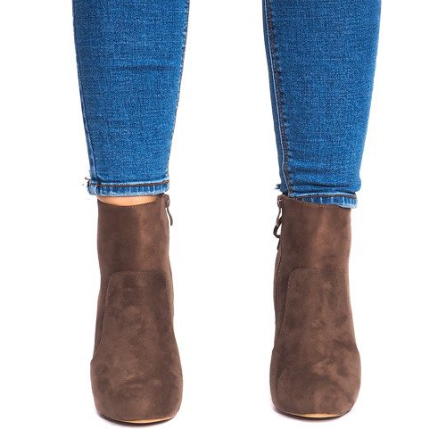 Csizma magas sarkú 88-48 Khaki zöld 1