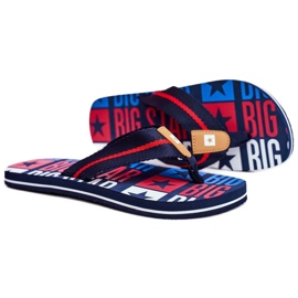 Férfi papucs Papucs Big Star Navy Blue FF274A484 sötétkék 3