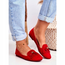 BUGO Női cipők Red Lords Fringes Therese piros 1 BUGO Női cipők Red Lords Fringes Therese piros 1