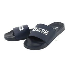 Big Star Papucs a tengerpartra GG174934 sötétkék fehér 2