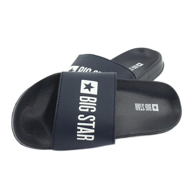 Big Star Papucs a tengerpartra GG174934 sötétkék fehér 3