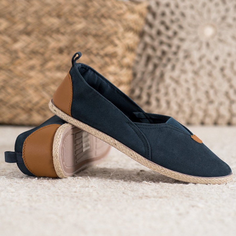 SHELOVET Navy blue Slipons kék 1