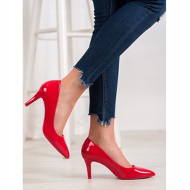 Gogo Eco Bőr szivattyúk piros 1