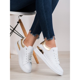 SHELOVET Divatos sportcipő fehér 2