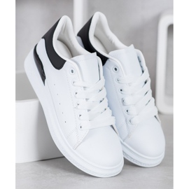 SHELOVET Divatos sportcipő fehér 2