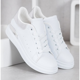 SHELOVET Divatos sportcipő fehér 2