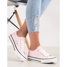 SHELOVET Rózsaszín cipők 2
