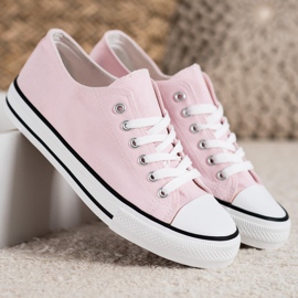SHELOVET Rózsaszín cipők 3