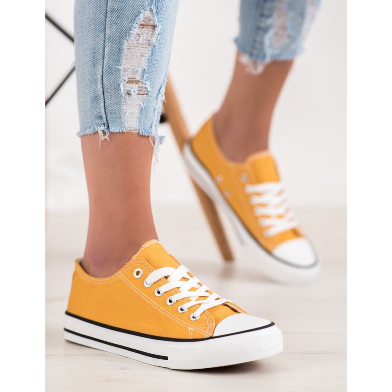 SHELOVET Sárga cipők 2