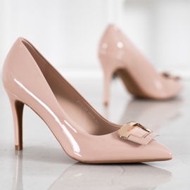 Fama Szivattyúk dekoratív csattal barna 1