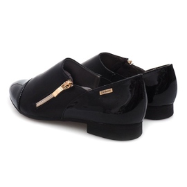 Klasszikus cipő 2060B cipzárral fekete 1