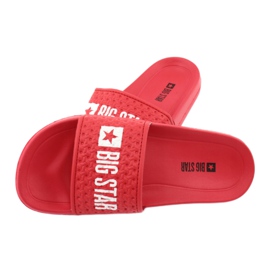 Big Star Gyermekvörös GG374801 hab papucs piros 4