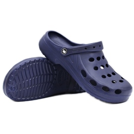 Flameshoes Férfi papucs szandál Navy Blue Crocs sötétkék 3