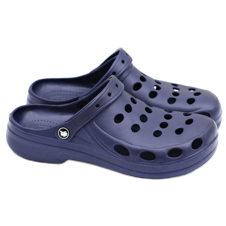 Flameshoes Férfi papucs szandál Navy Blue Crocs sötétkék 1