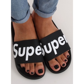 Fekete női fekete papucs CK110 Black 1