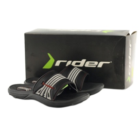 Rider Children's Flip flops a 80341 fekete-szürke csíkokhoz 4