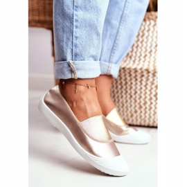 LU BOO Cipők Slip On Slip-on arany cipők Justy aranysárga 1