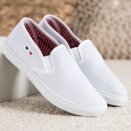 SHELOVET Fehér textil cipők 1