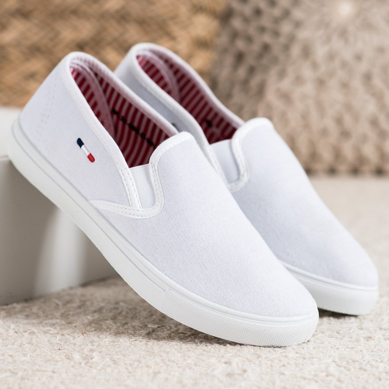 SHELOVET Fehér textil cipők 1