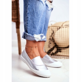 LU BOO Cipők Slip On Slip-on Cipők Silver Justy szürke 1