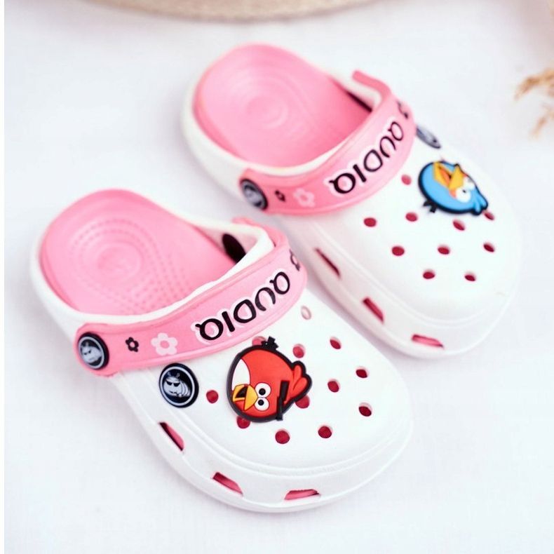 Gyermek habszivacsok Fehér madarak AngryBirds rózsaszín 1